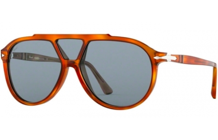 Sunglasses - Persol - PO3217S - 96/56 TERRA DI SIENA // BLUE