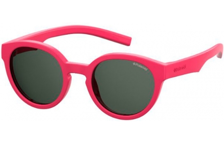 Gafas Junior - Polaroid Junior - PLD 8019/S/SM - 35J (M9)  PINK // GREY POLARIZED