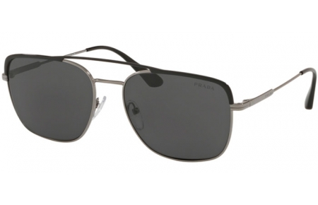 Sunglasses - Prada - SPR 53VS - M4Y5S0 BLACK GUNMETAL // GREY