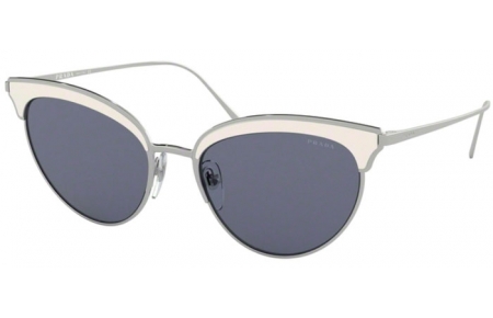 Sunglasses - Prada - SPR 60VS - 406420 SILVER IVORY // BLUE