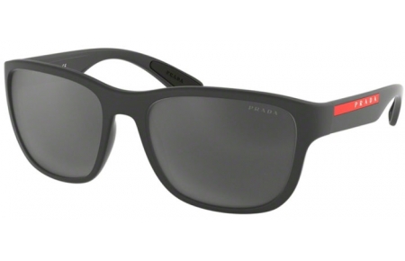 Sunglasses - Prada Linea Rossa - SPS 01US - UFK5L0 GREY RUBBER // GREY BLACK MIRROR