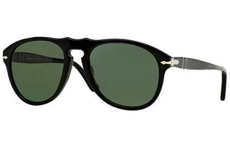 Sunglasses - Persol - PO0649 - 95/31 BLACK // CRYSTAL GREEN
