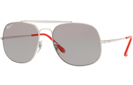 Gafas de Sol - Ray-Ban® - Ray-Ban® RB3561 THE GENERAL - 9108P2 SILVER // GREY POLARIZED