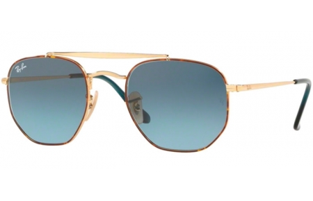 Gafas de Sol - Ray-Ban® - Ray-Ban® RB3648 MARSHAL - 91023M HAVANA // BLUE GRADIENT GREY