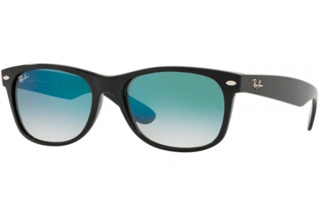 Sunglasses - Ray-Ban® - Ray-Ban® RB2132 NEW WAYFARER - 901/3A BLACK // CLEAR GRADIENT GREEN
