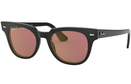 Sunglasses - Ray-Ban® - Ray-Ban® RB2168 METEOR - 901/W0 BLACK // VIOLET GOLD MIRROR POLARIZED