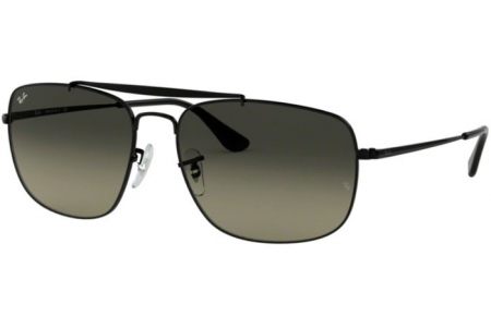Sunglasses - Ray-Ban® - Ray-Ban® RB3560 THE COLONEL - 002/71 BLACK // LIGHT GREY GRADIENT DARK GREY