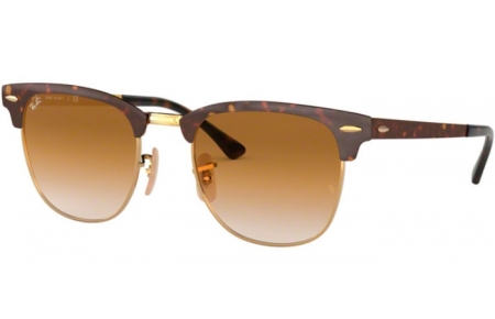 Gafas de Sol - Ray-Ban® - Ray-Ban® RB3716 CLUBMASTER METAL - 900851 GOLD TOP HAVANA // CLEAR GRADIENT BROWN