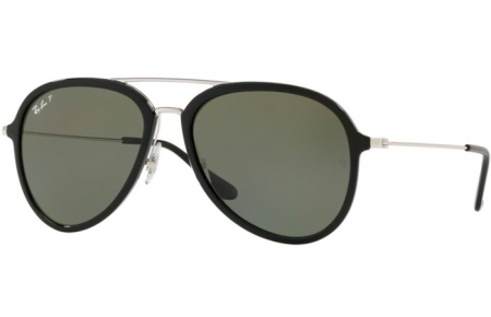 Lunettes de soleil - Ray-Ban® - Ray-Ban® RB4298 - 601/9A BLACK // GREEN POLARIZED