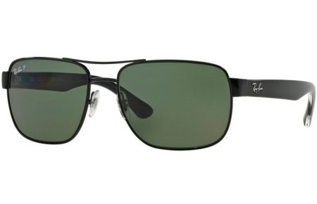 Gafas de Sol - Ray-Ban® - Ray-Ban® RB3530 - 002/9A BLACK // GREEN POLARIZED