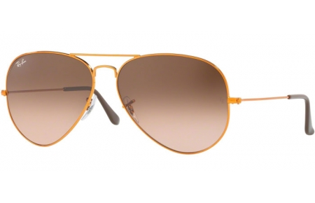 Gafas de Sol - Ray-Ban® - Ray-Ban® RB3026 AVIATOR LARGE METAL II - 9001A5 SHINY LIGHT BRONZE // PINK GRADIENT BROWN