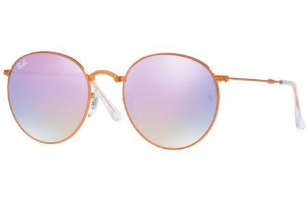 Sunglasses - Ray-Ban® - Ray-Ban® RB3532 FOLDING - 198/7X SHINY BRONZE // LILAC FLASH GRADIENT