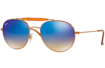 Gafas de Sol - Ray-Ban® - Ray-Ban® RB3540 - 198/8B SHINY BRONZE // BLUE FLASH GRADIENT