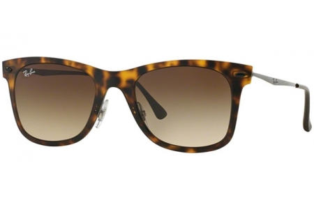 Sunglasses - Ray-Ban® - Ray-Ban® RB4210 - 894/13 MATTE HAVANNA // BROWN GRADIENT