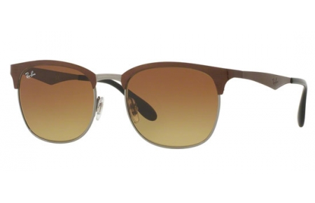 Lunettes de soleil - Ray-Ban® - Ray-Ban® RB3538 - 188/13 TOP BROWN ON GUNMETAL // LIGHT BROWN GRADIENT BROWN