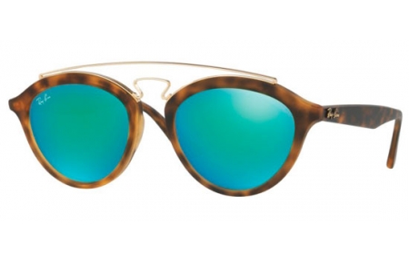 Sunglasses - Ray-Ban® - Ray-Ban® RB4257 - 60923R MATTE HAVANA // GREEN MIRROR GREEN