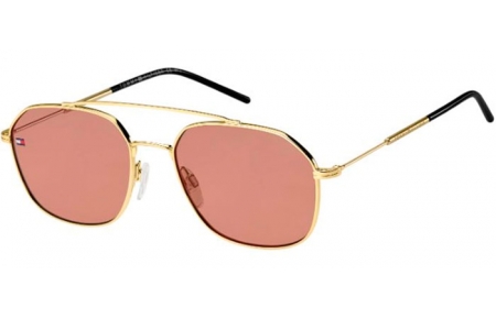 Sunglasses - Tommy Hilfiger - TH 1599/S - EYR (4S) GOLD PINK // BURGUNDY