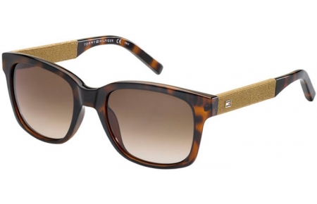 Sunglasses - Tommy Hilfiger - TH 1203/S - Q3V (JD) DARK HAVANA // BROWN GRADIENT