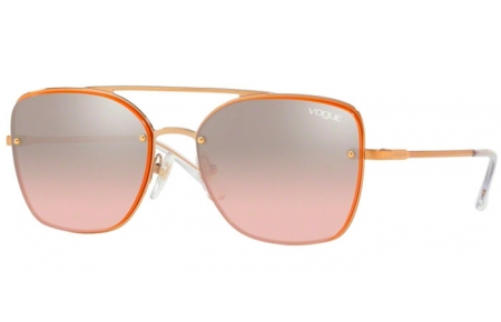 Sunglasses - Vogue - VO4112S - 50757E ROSE GOLD // LIGHT PINK MIRROR SILVER