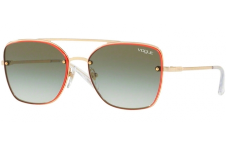 Lunettes de soleil - Vogue eyewear - VO4112S - 848/8E PALE GOLD // GREEN GRADIENT