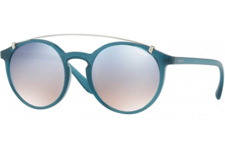 Gafas de Sol - Vogue - VO5161S - 25347B OPAL LIGHT BLUE // GRADIENT LIGHT BLUE MIRROR SILVER