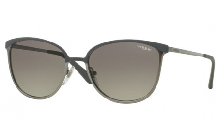 Lunettes de soleil - Vogue eyewear - VO4002S - 995S11 MATTE GREY BRUSHED GUNMETAL // GREY GRADIENT