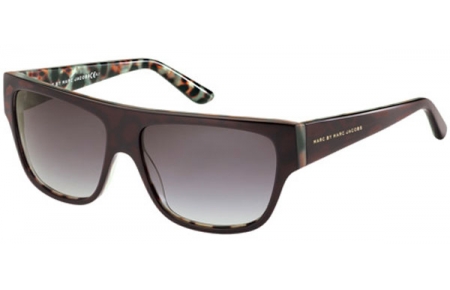 Lunettes de soleil - Marc by Marc Jacobs - MMJ 249/S - XRL (5M) BROWN PRINT // GREY AQUA GRADIENT