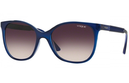 Sunglasses - Vogue eyewear - VO5032S - 238436 TOP DARK BLUE VIOLET TRANSPARENT // PINK GRADIENT GREY