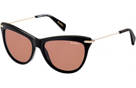 Gafas de Sol - MaxMara - MM EDGY I - ANW (CO) BLACK GOLD // RED BROWN