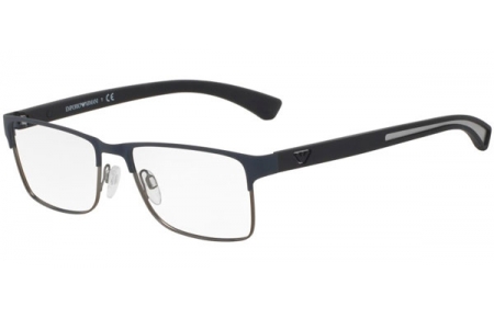 Lunettes de vue - Emporio Armani - EA1052 - 3155 BLUE RUBBER MATTE GUNMETAL