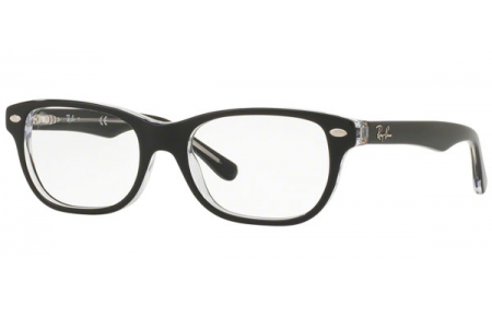 Frames Junior - Ray-Ban® Junior Collection - RY1555 - 3529 TOP BLACK ON TRANSPARENT
