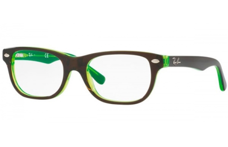 Gafas Junior - Ray-Ban® Junior Collection - RY1555 - 3665 TOP BROWN ON GREEN FLUO