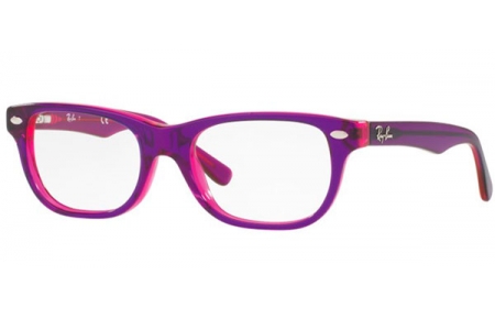 Lunettes Junior - Ray-Ban® Junior Collection - RY1555 - 3666 TOP VIOLET ON FUXIA FLUO