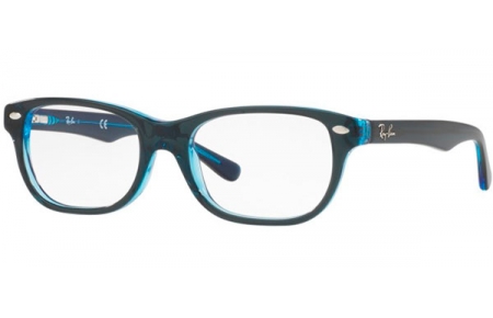 Lunettes Junior - Ray-Ban® Junior Collection - RY1555 - 3667 TOP BLUE ON BLUE FLUO
