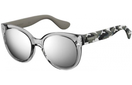 Lunettes de soleil - Havaianas - NORONHA/M - PZH (T4) CRYSTAL GREY // SILVER MIRROR