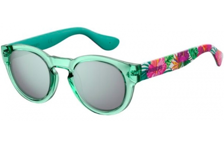 Lunettes de soleil - Havaianas - TRANCOSO/M - RSV (DC) CRYSTAL GREEN // EXTRA WHITE MULTILAYER