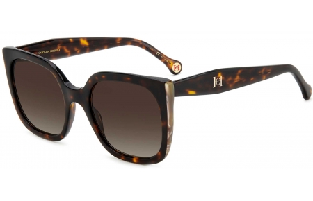 Gafas de Sol - Carolina Herrera - HER 0128/S - C9K (HA) BURGUNDY RED // BROWN GRADIENT