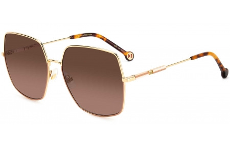 Gafas de Sol - Carolina Herrera - HER 0139/S - BKU (HA) GOLD NUDE // BROWN GRADIENT