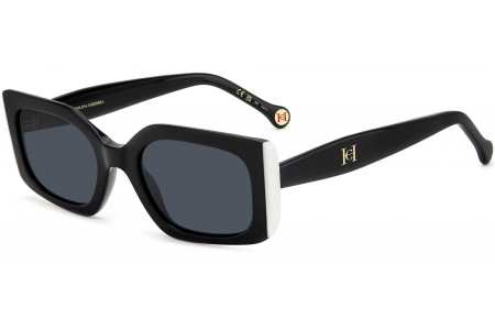 Gafas de Sol - Carolina Herrera - HER 0182/S - 80S (IR) BLACK WHITE // GREY