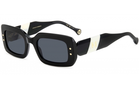 Gafas de Sol - Carolina Herrera - HER 0187/S - 80S (IR) BLACK WHITE // GREY