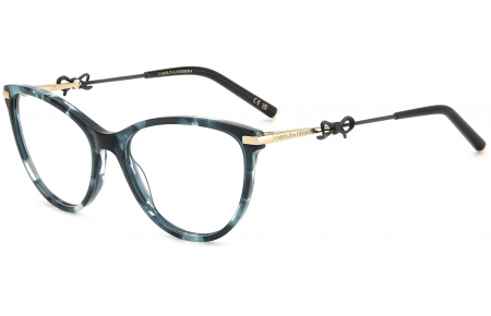 Monturas - Carolina Herrera - HER 0219 - GC1 GREEN MARBLE GOLD