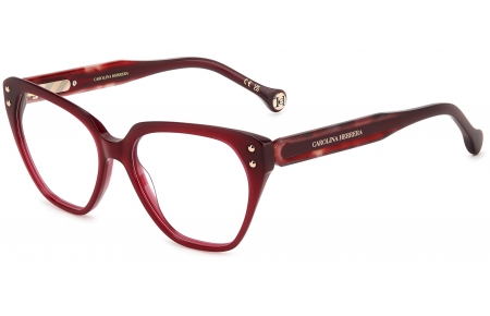 Monturas - Carolina Herrera - HER 0223 - 82U BURGUNDY RED HAVANA