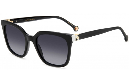 Gafas de Sol - Carolina Herrera - HER 0236/S - 80S (9O) BLACK WHITE // DARK GREY GRADIENT