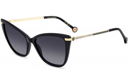 Gafas de Sol - Carolina Herrera - HER 0262/S - 807 (9O) BLACK // DARK GREY GRADIENT