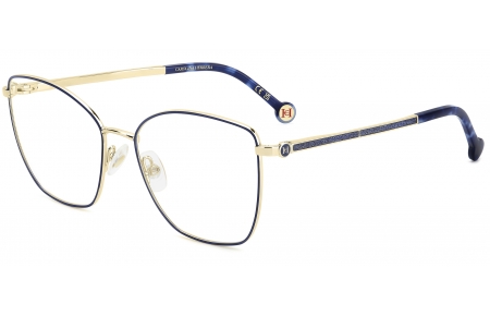 Monturas - Carolina Herrera - HER 0264 - NUC MATTE BLUE GOLD