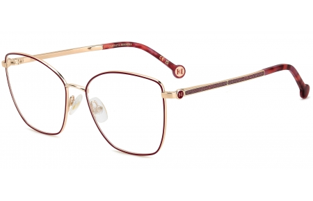 Monturas - Carolina Herrera - HER 0264 - YK9 BURGUNDY COPPER GOLD
