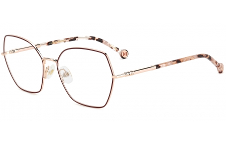 Monturas - Carolina Herrera - HER 0272 - YK9 BURGUNDY COPPER GOLD