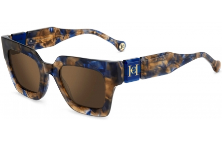 Gafas de Sol - Carolina Herrera - HER 0328/S - JBW (VP) BLUE HAVANA // GOLD MIRROR