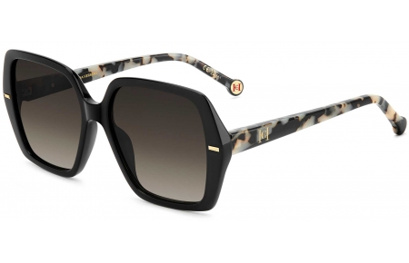 Gafas de Sol - Carolina Herrera - HER 0332/G/S - TCB (HA) BLACK WHITE HAVANA // BROWN GRADIENT