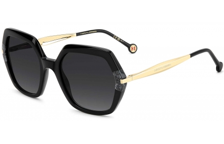 Gafas de Sol - Carolina Herrera - HER 0347/S - 807 (9O) BLACK // DARK GREY GRADIENT